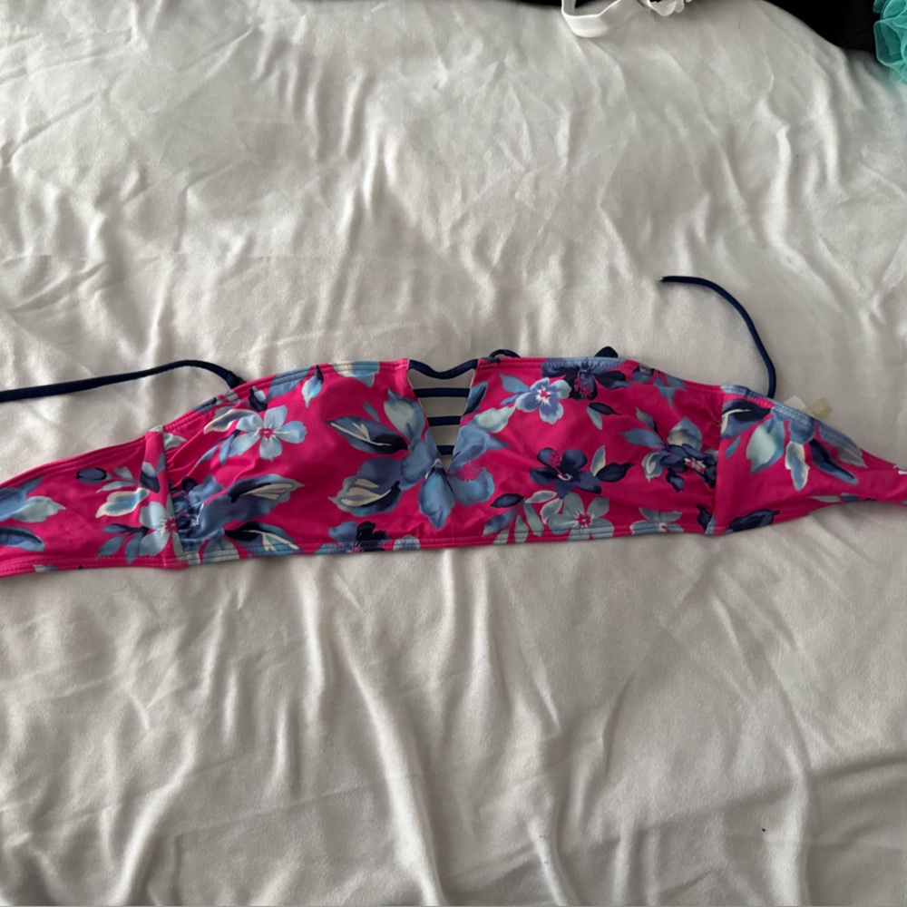 Lands' End Pink and Blue Bra Intimates & Sleepwear
